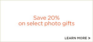 Save 20% on select photo gifts