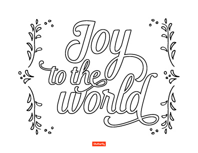 joy to the world coloring pages 