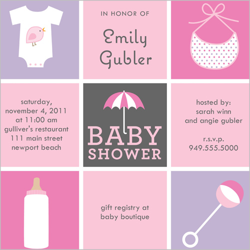 Square Baby Shower Invitation | Designs | Shutterfly
