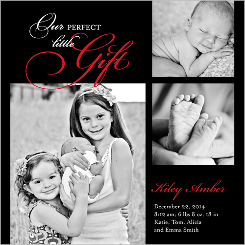 Buy gifts birth announcements - Stacy Claire Boyd Little Gift Birth Announcement