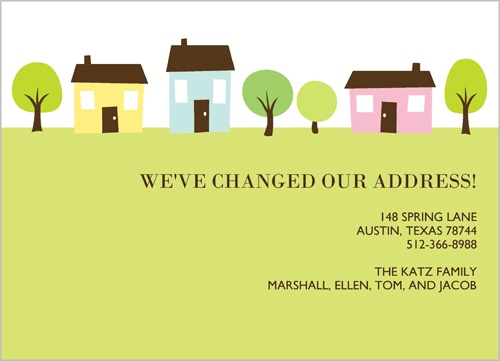 Moving Announcement- Shutterfly