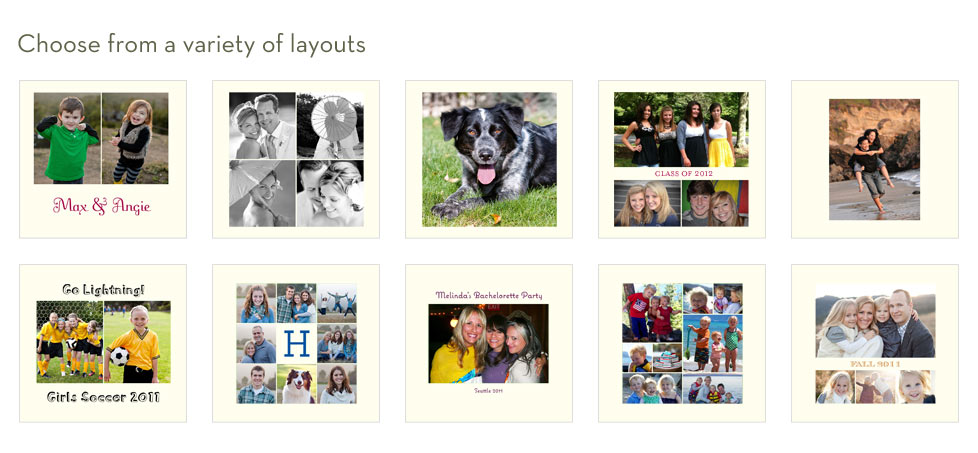 Stylish backgrounds and layouts