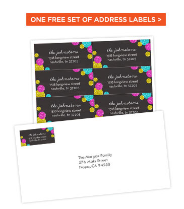 ONE FREE SET OF ADDRESS LABELS