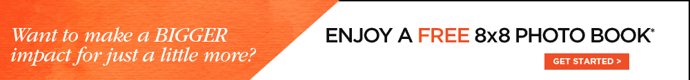 ENJOY A FREE 8×8 PHOTO BOOK* GET STARTED