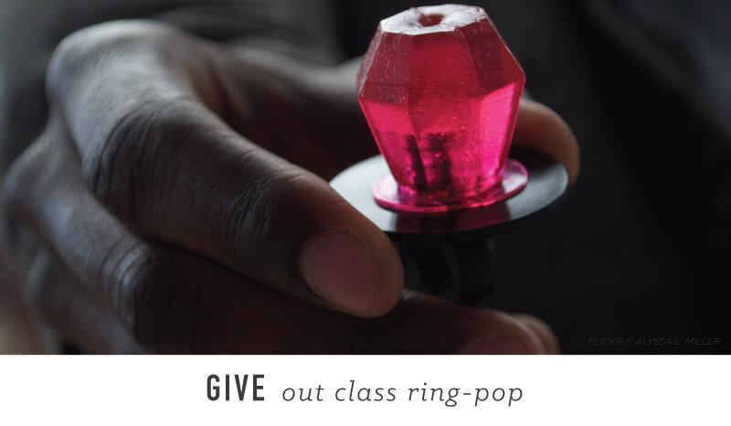 class ring pop idea