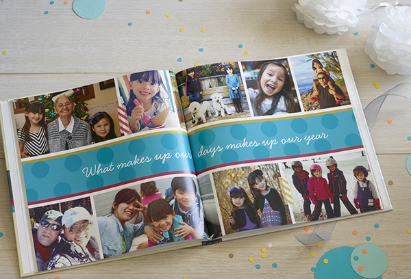holiday photo book for new years