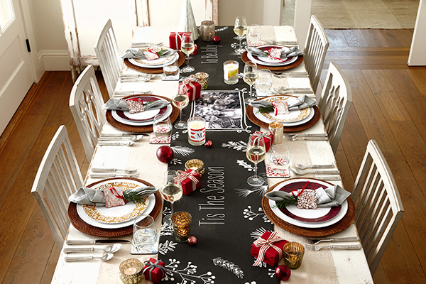 ugly sweater party food tablescape