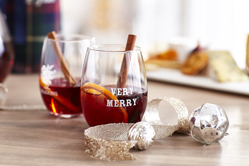 cute christmas party glasses