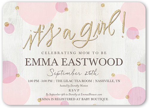 baby shower invite wording for ladies only