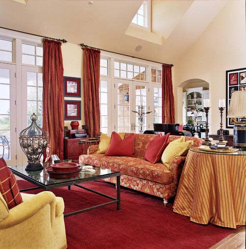 75 exciting red living room photos | shutterfly