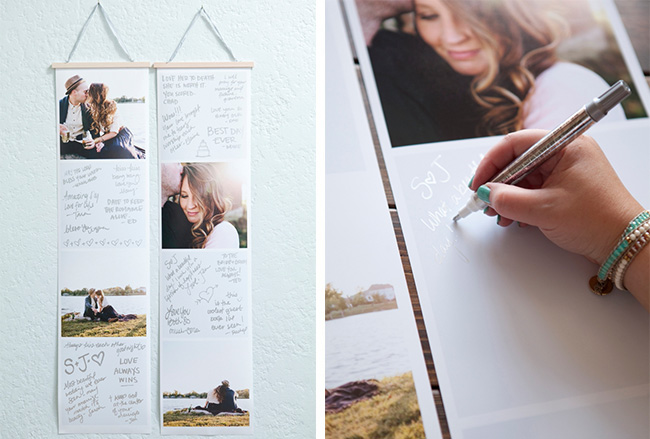 Giant Photo Strips Guest Book