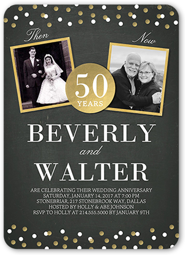 50th wedding anniversary party invitations