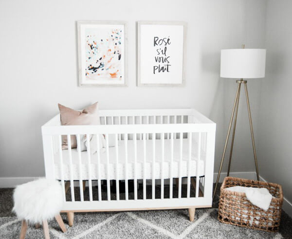 simple baby nursery decorating ideas