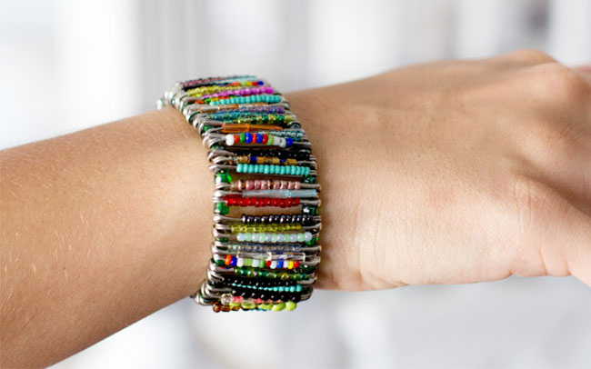 funky DIY bracelet for mothers day gift