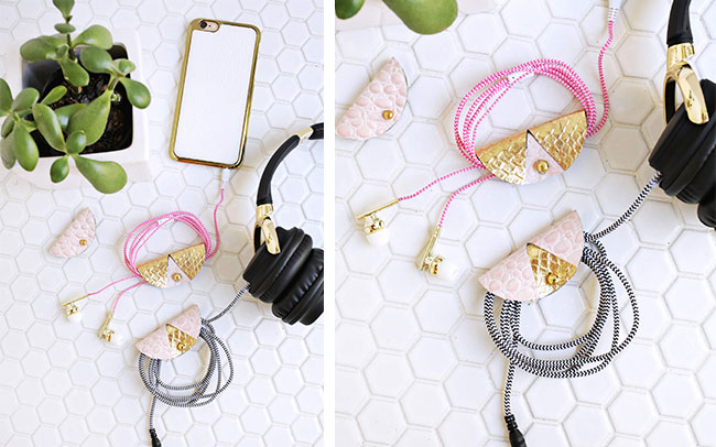 DIY earbud holders perfect for any mothers day gift