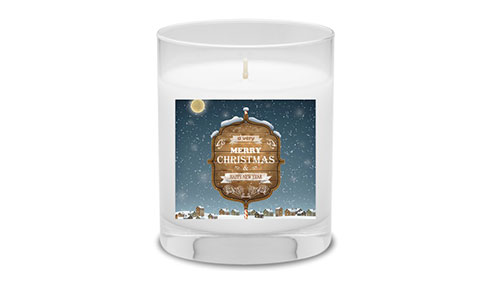 Christmas Greeting Candle on Shutterfly.com