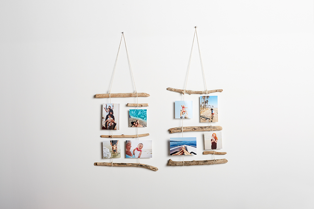 cute DIY photo project for wall