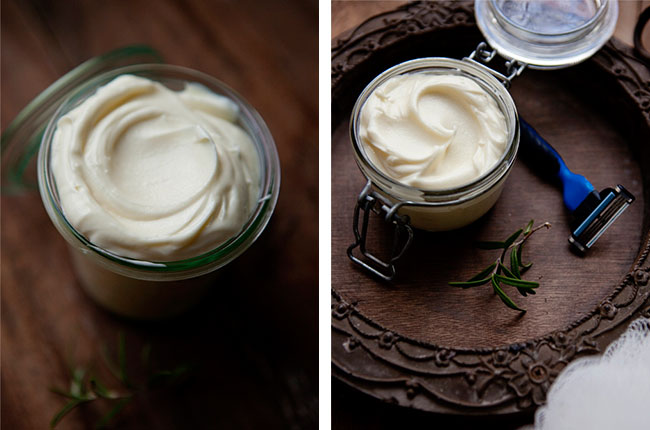 Rosemary mint shaving cream perfect for Father's Day