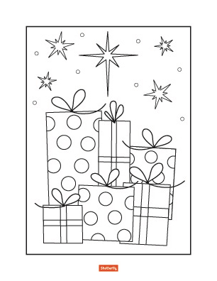 Christmas Coloring Set for Kids 50 Pages 