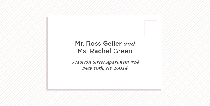 How to Address Wedding Invitations Shutterfly photo