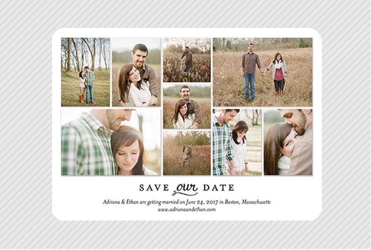 Collage save the date