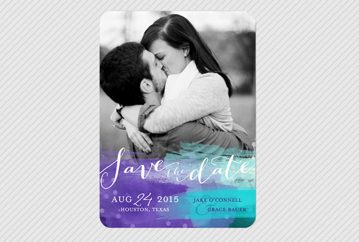 Watercolor save the date