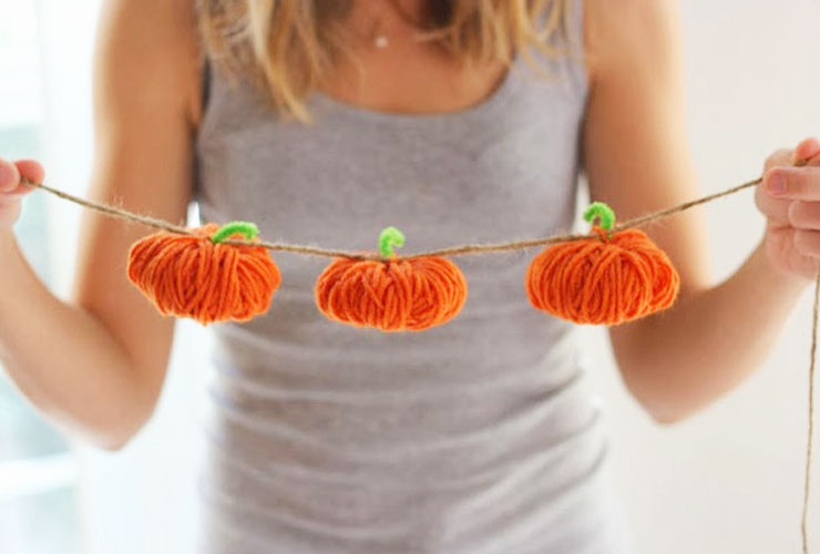 Yarn Pumpkins
