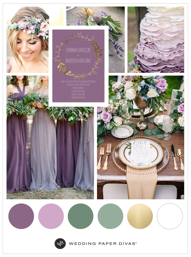 lavender wedding colors and wedding ideas