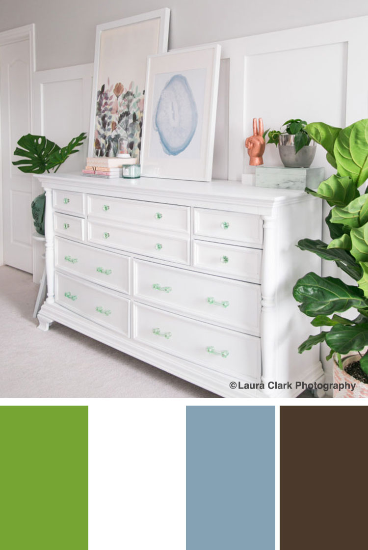 green white Color Palette