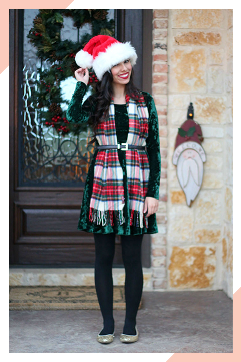 christmas hat and outfit ideas 