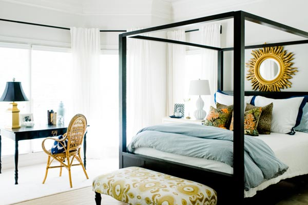 75 Stylish Black Bedroom Ideas And, African Bed Frame