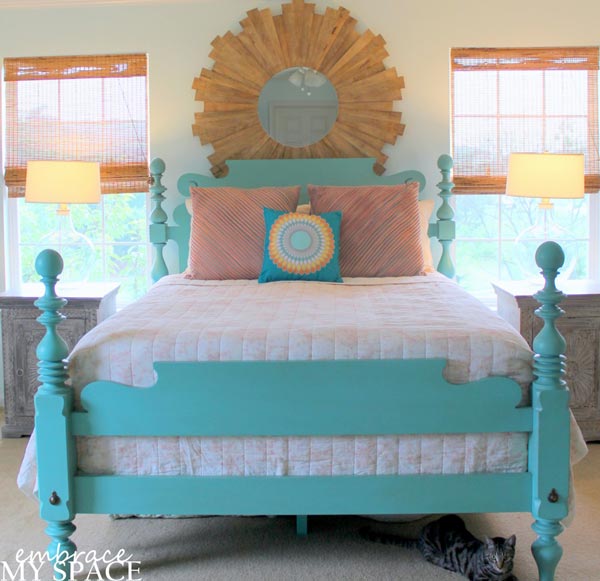 75 Brilliant Blue Bedroom Ideas And, Blue Bed Frame Ideas