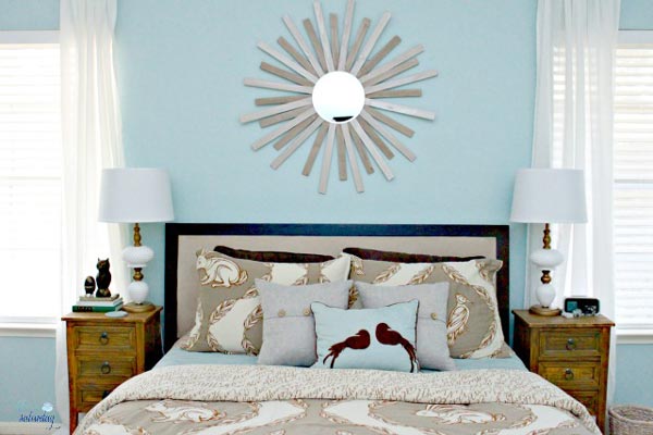75 Brilliant Blue Bedroom Ideas And, What Color Rug Goes With Light Blue Walls