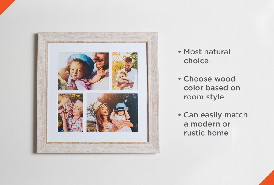 Black and Orange Effect Photo Picture Frame with White Mount Choose size 