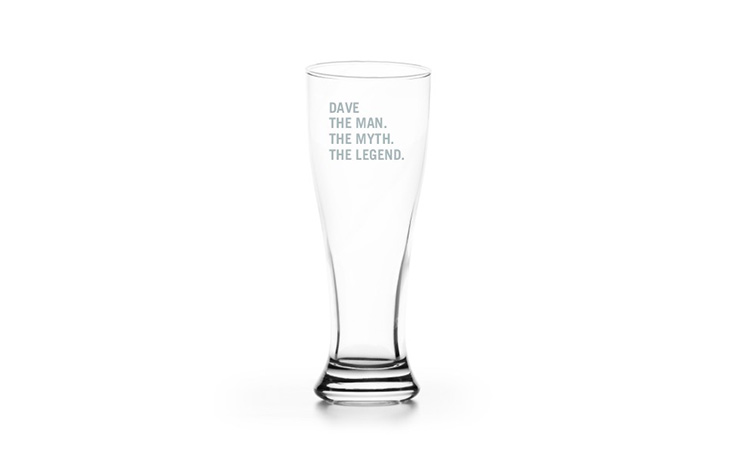 clear beer glass 