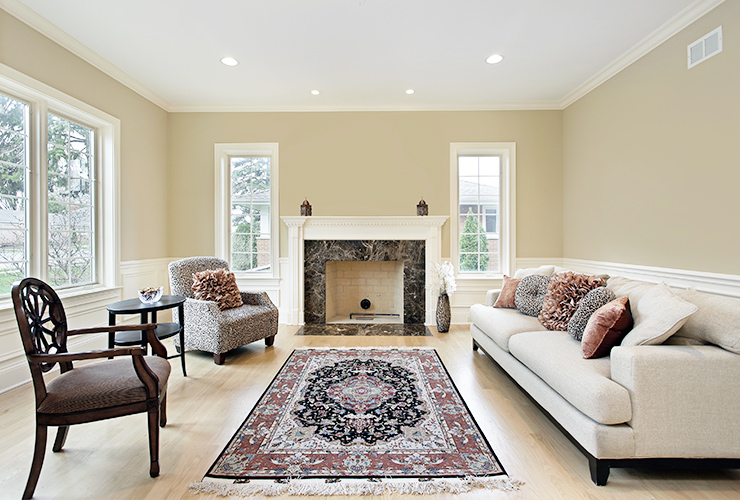 balanced living room layout