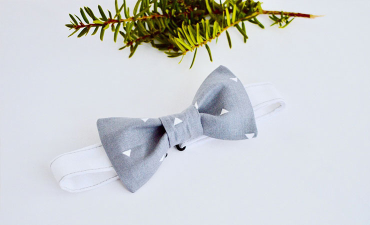 groom gift diy adjustable bow tie