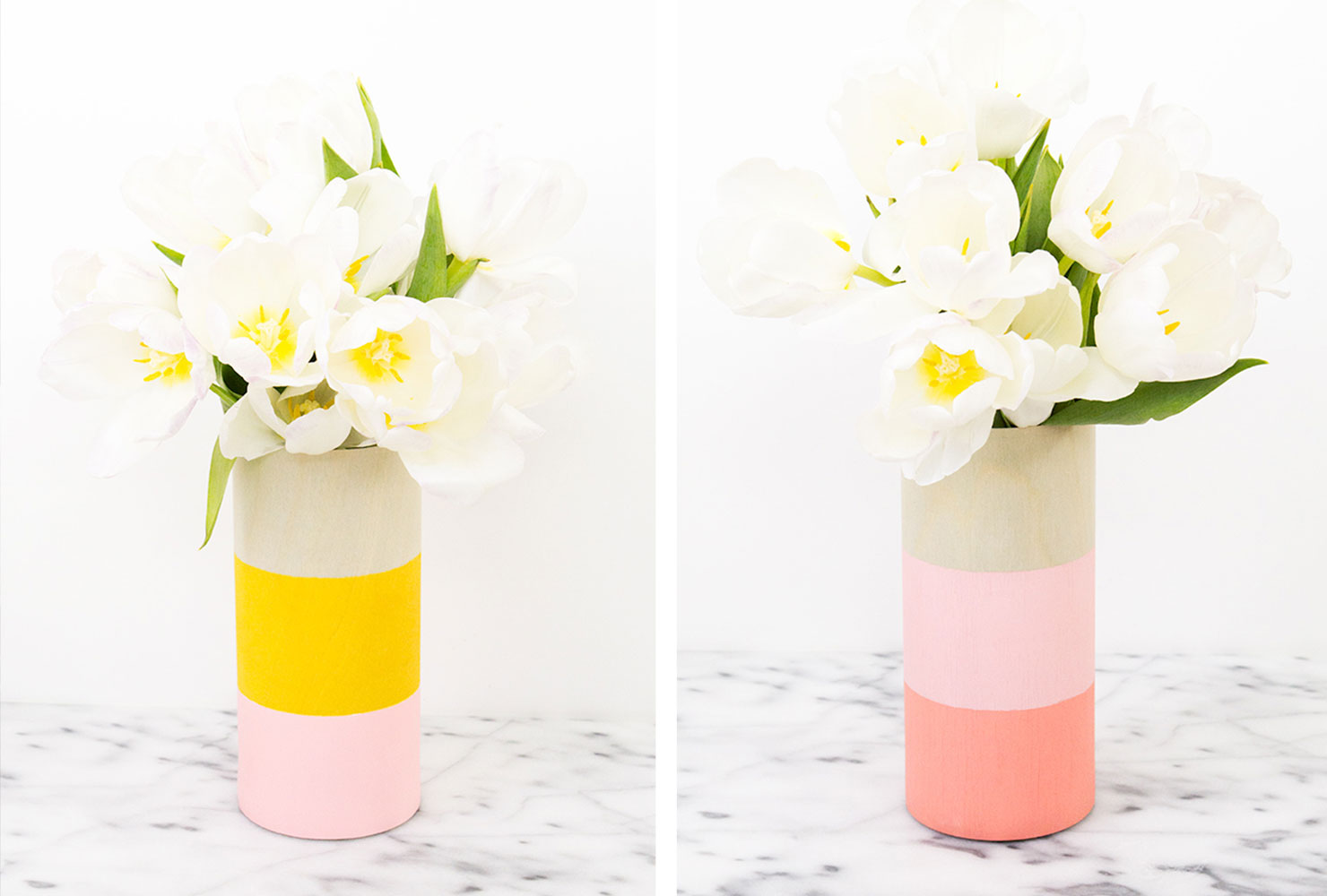 creative gift ideas colored vases width=