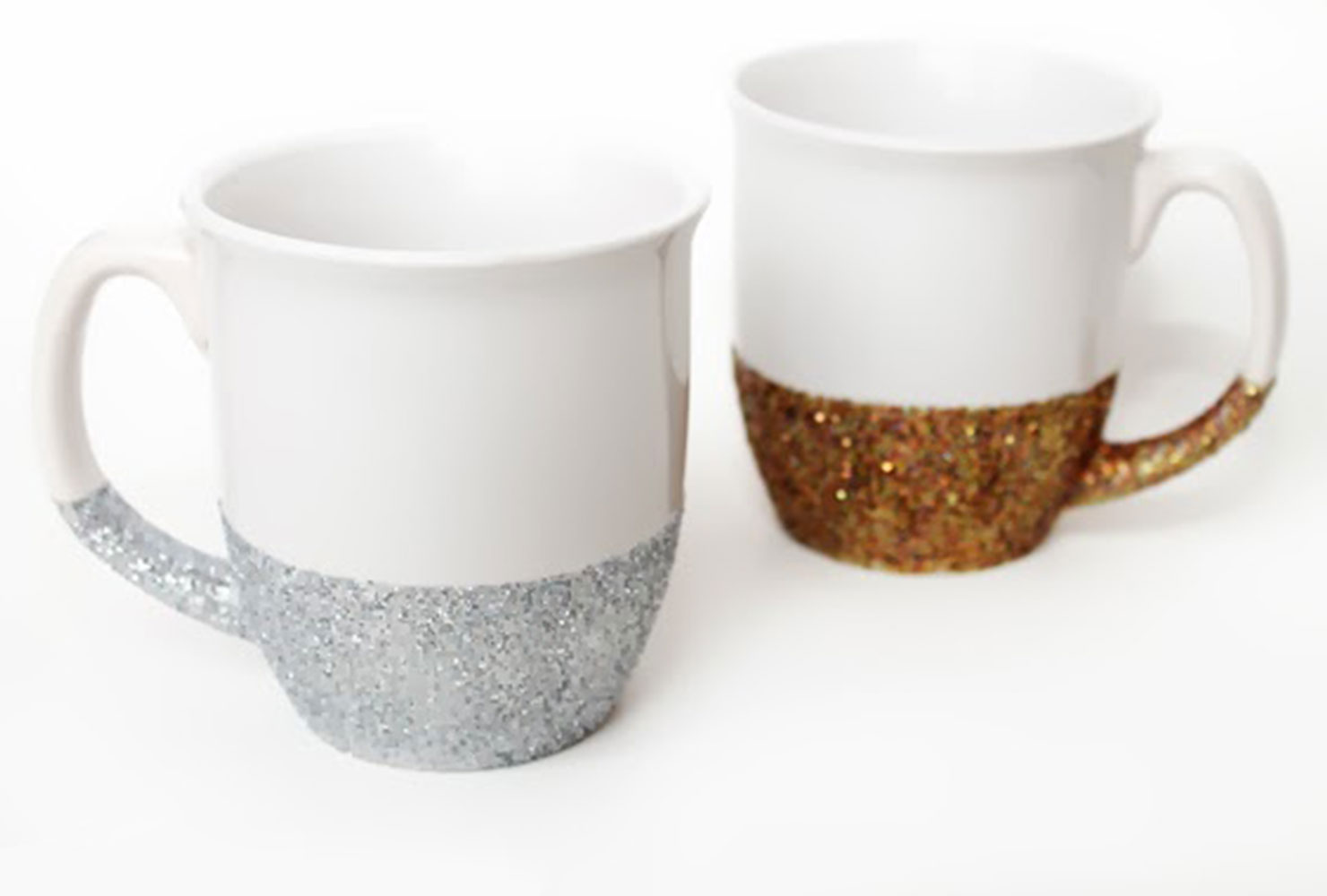 creative gift ideas glitter mugs width=
