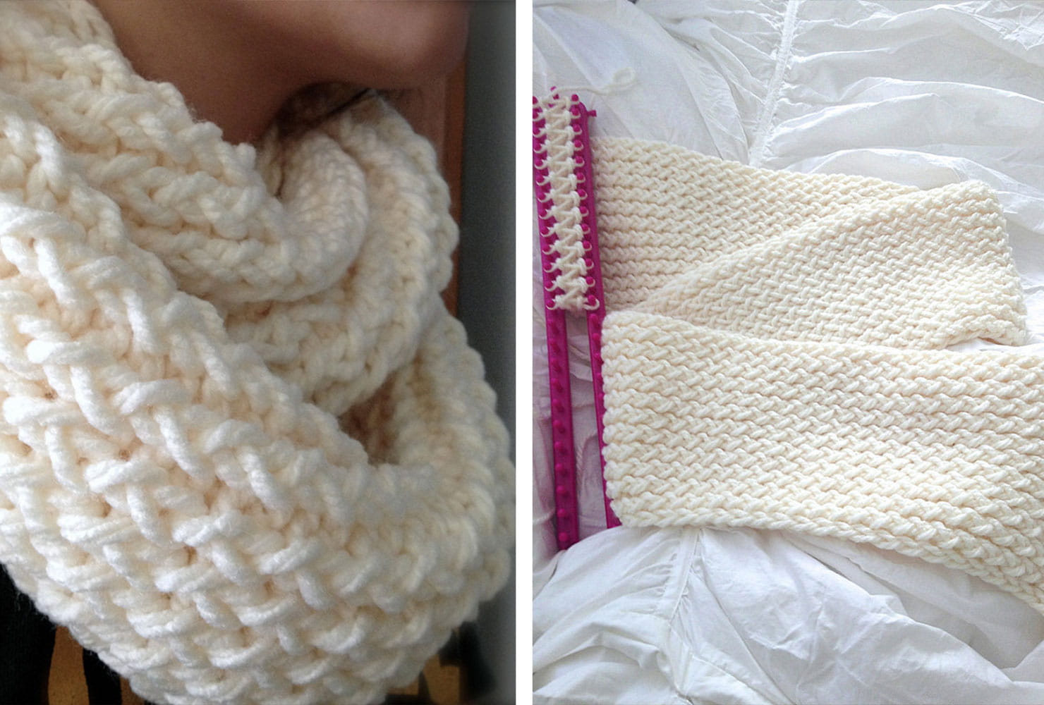 creative gift ideas knitted infinity scarf width=