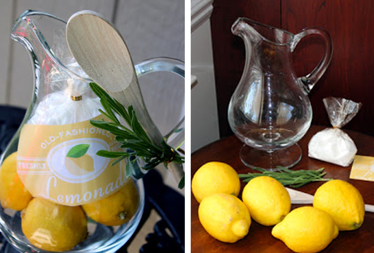 creative gift ideas lemonade kit with pitcher width=