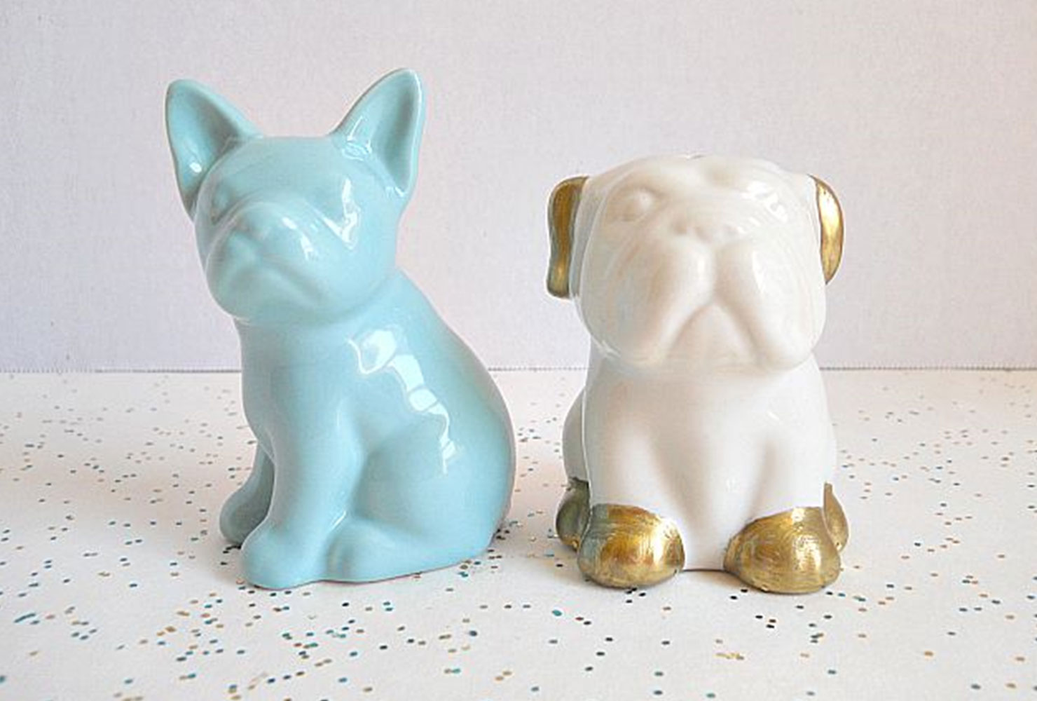 creative gift ideas puppy salt and pepper shakers width=