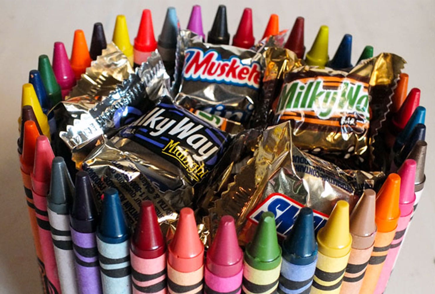 teacher appreciation week gift ideas crayon candy dish width=