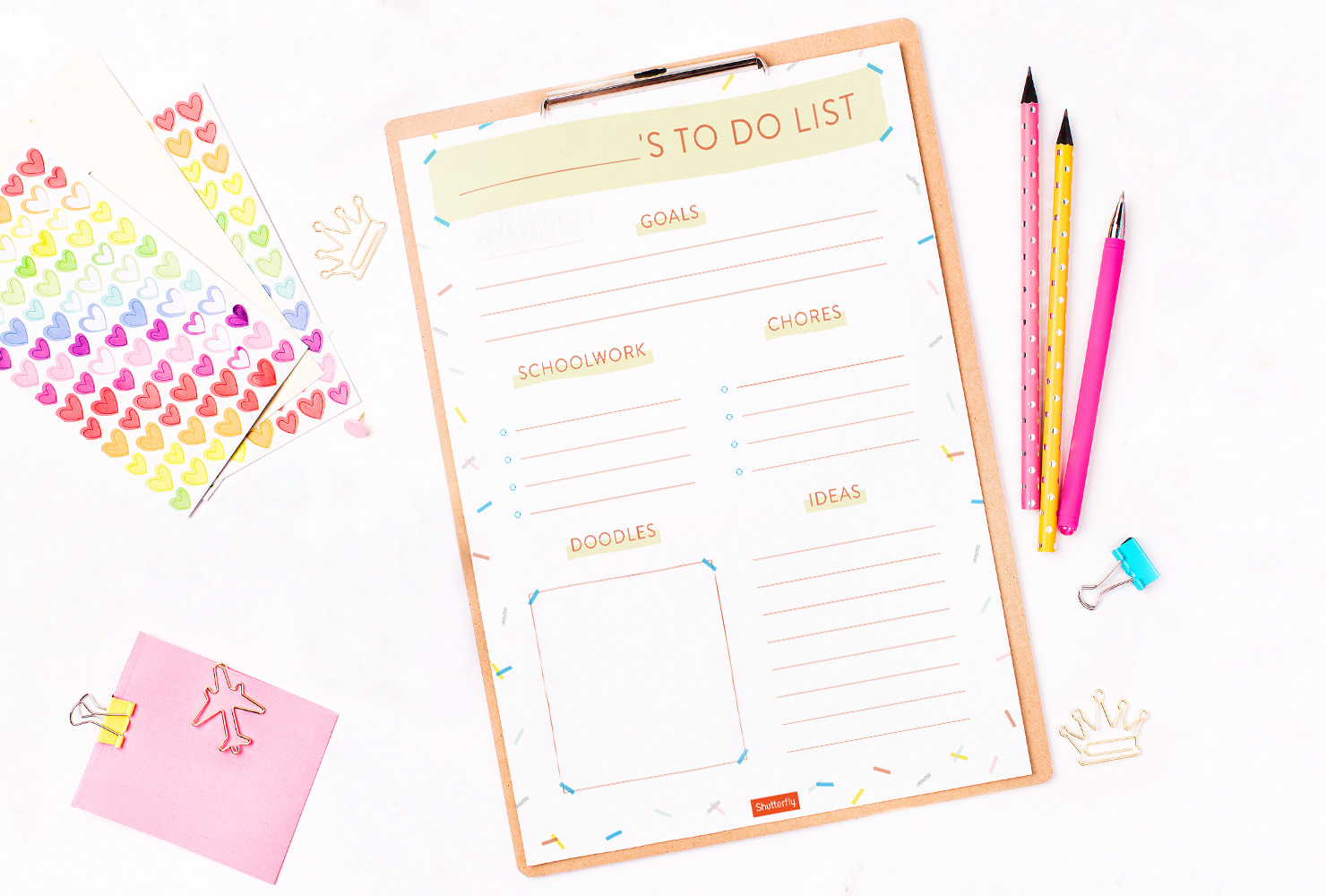 8 Free Printable To Do Lists to Get Things Done | Shuttterfly
