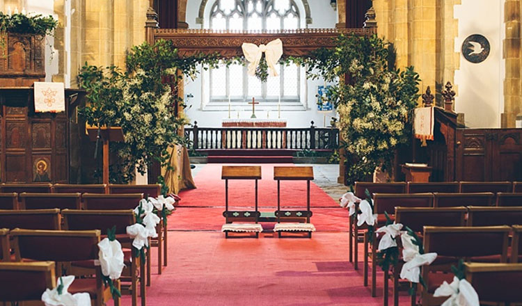 Wedding Decorations For Church Altar