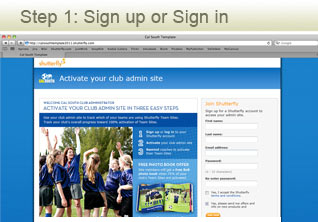 Step 1: Sign up or Sign in