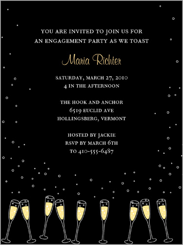 wedding engagement party invitations